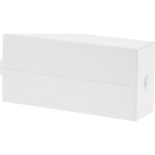 White 30 Hole Nail Drill Bit Tool DIY Manicure Stand Display Case Holder Box