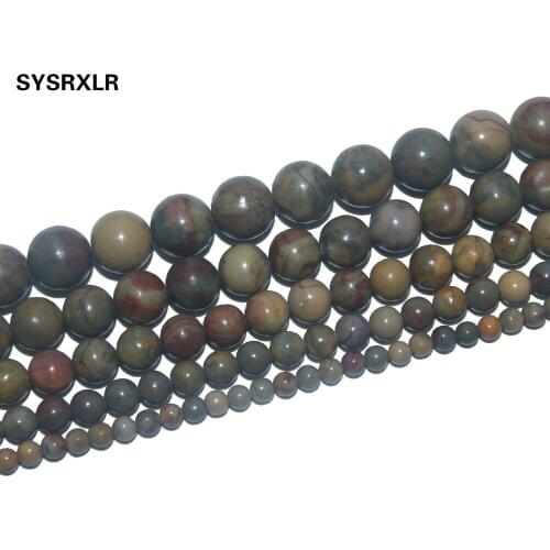 Free Shipping Natural Stone Yellow Rainbow Round Loose Beads For Jewelry Making DIY Necklace Bracelet 4/ 6/8/10/12 MM Strand