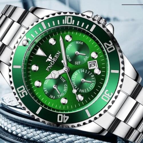 Popular Mens Waterproof Quartz Watch Luminous Watches for Men Classic Calendar Mens Business Steel Wristwatch Relogio Masculino