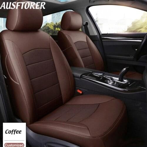 Genuine Leather &Leatherette Seat Covers for BMW X1 Car Seat Cushions 2010-2018 Automobiles Seat Cover Auto Accessories Full Set