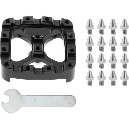 CNC Aluminum Small Brake Pedal Pad Cover for Harley FXDF Off-road Black