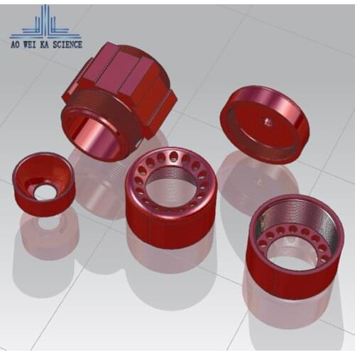 CNC hardware parts aluminum alloy parts surface anode non-standard customization