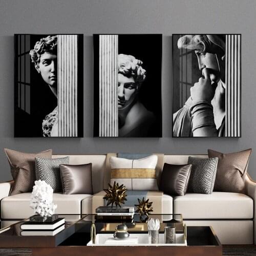 David Sculpture Canvas Art Posters And Prints Nordic Statue of David Wall Art Pictures Modern Canvas Paintings On The Wall Decor
