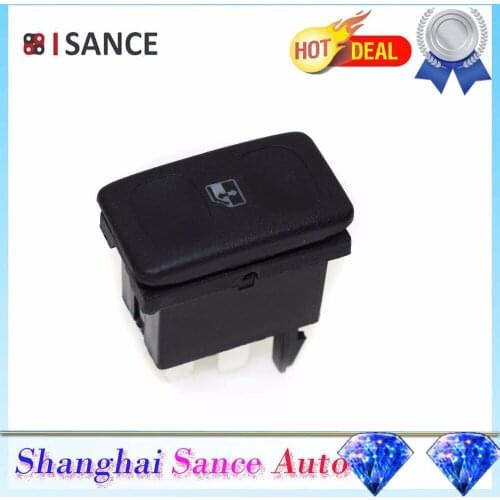 ISANCE Electric Door Window Switch Control Button 191959855 For VW Volkswagen Golf Jetta Caddy II Polo LT Seat Cordoba Ibiza II