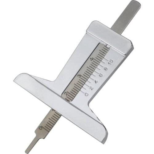 Automobile Tire Depth Measuring Ruler Tire Tread Depth Detection Vernier Caliper Small T-type Detection Ruler