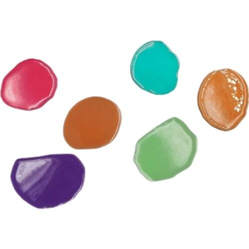 Tray Epoxy Resin Mold Six Irregular Circles Silicone Mould DIY Crafts Decorations Casting Tool