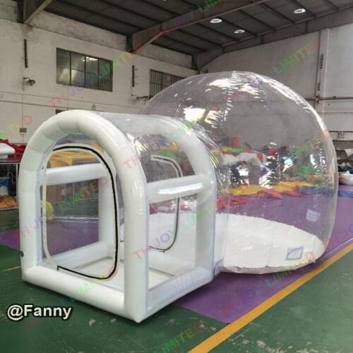 Outdoor 3m clear top resort transparent igloo inflatable bubble camping tent