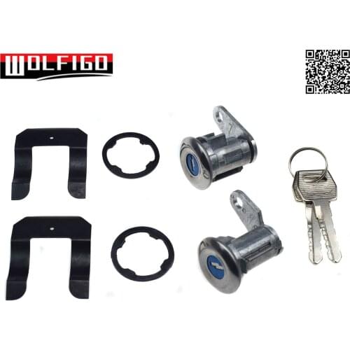 New Pair Door Lock Cylinder with Keys For Ford Truck Van Mercury F100 F150 F250 F350 5070001,DL15504