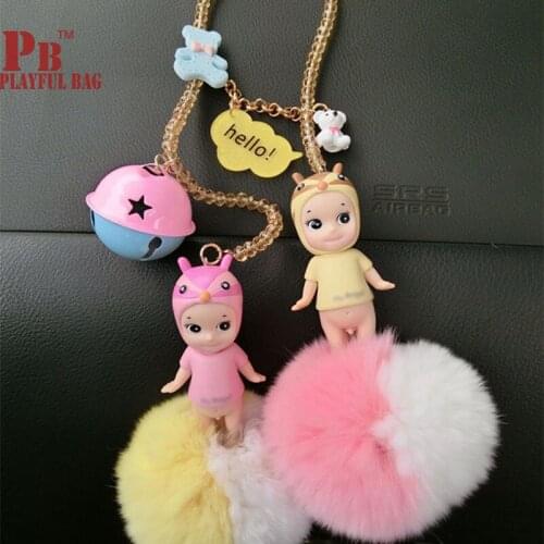 Pb playful bag Angel baby squirrel car hanging crystal pendant can be custom-made lovely sonny Angel for children best gifts