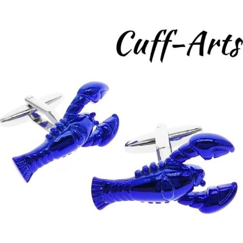Blue Lobster Cufflinks Gifts for Men by Cuffarts C10625
