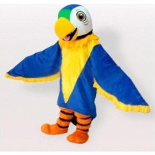 Advertising Blue Parrot Adults Mascot Costume Suits Festival Party Animal Fancy Dress Cosplay Party Game Outfits Adults Size New