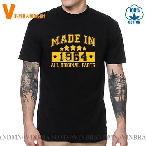 Made In 1964 with original parts T shirt for dad Idea Gift Tee Born In 1964 T-shirt Thanksgiving father birthday tee shirt