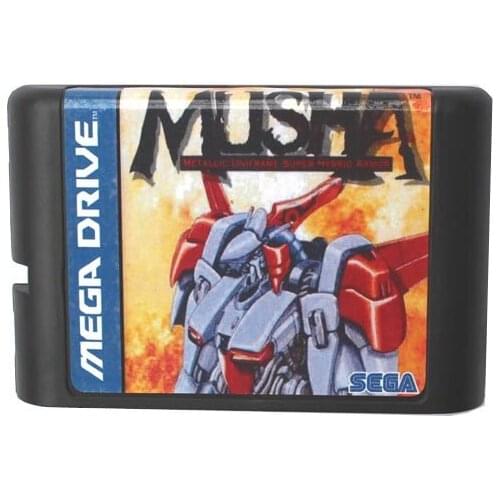 Sega MD game card - Musha for 16 bit Sega MD game Cartridge Megadrive Genesis system