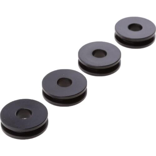 Detachable Windshield Replacement Bushing Grommets for Softail - Black