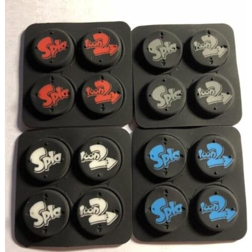 Silicone Thumb Stick Grip Caps Analog Joystick Cover Case For Nintend Switch Splatoon 2 Game NS JoyCon Controller Joy-Con Joypad