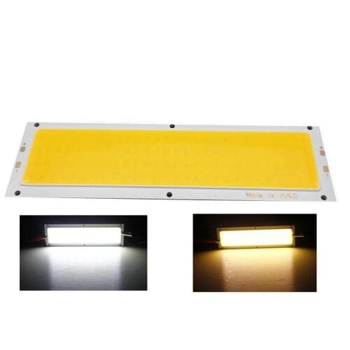 1PCS 10W LED COB Strip Light Bulb Lamp 1000LM DC 12V Warm White Cool White 120x36mm LED Chip Light Source for DIY