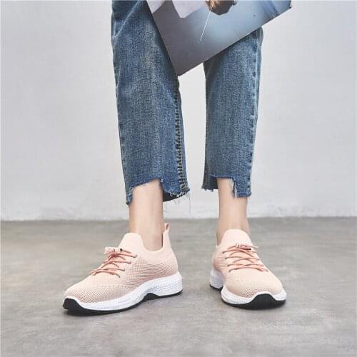 Urbutifo 2019 New Fashion Outdoor Casual Shoes Comfortable Breathable Vulcanize Shoes Lace-Up Ladies Trainers Obuwie Damskie
