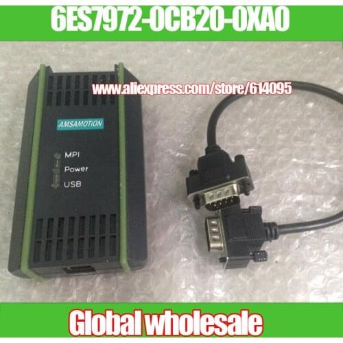 1kit 6ES7 programming cable USB-MPI + PLC DP/MPI For Siemens S7-200/300/400 / 972-OCB20-0XA0 programming cable WIN7 WIN8
