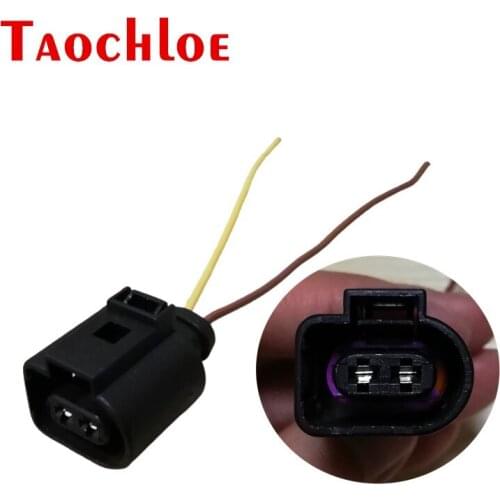 1 Pair 2 Pin Connector Socket For VW For Audi For Volvo Truck Lamp For Scania Truck Trailer Lights