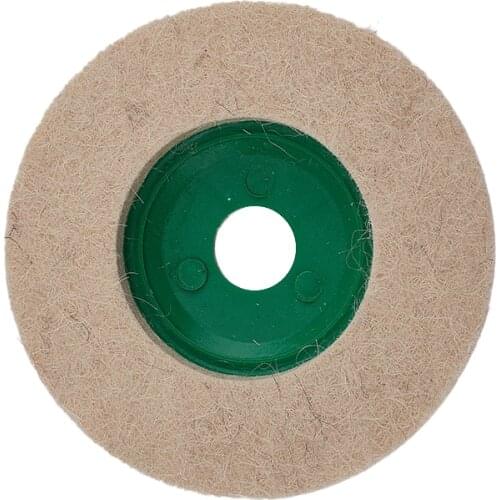 1pcs Wool Polishing Wheel Buffing Pads 100×8 mm Angle Grinder Wheel Felt Polishing Disc for Metal Marble Glass Ceramics Tools