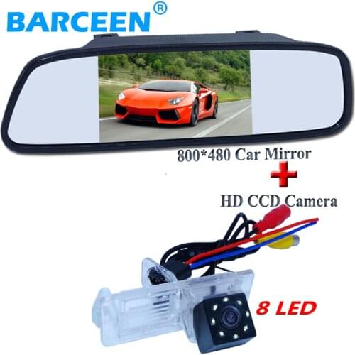 170 angle car rear camera 8 led +800*480 car parking monitor fit for Renault Fluence/Dacia Duster/Megane 3/for Nissan Terrano