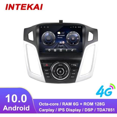 9"Android 10.0 Car Radio GPS Navigation Autoradio Multimedia Player for Ford Focus 2011 2012 2013 Head Unit Stereo