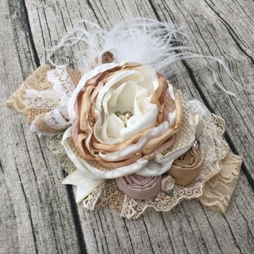 Free Shipping Flower Girl Headband Kids Hair Accessories Photo Prop