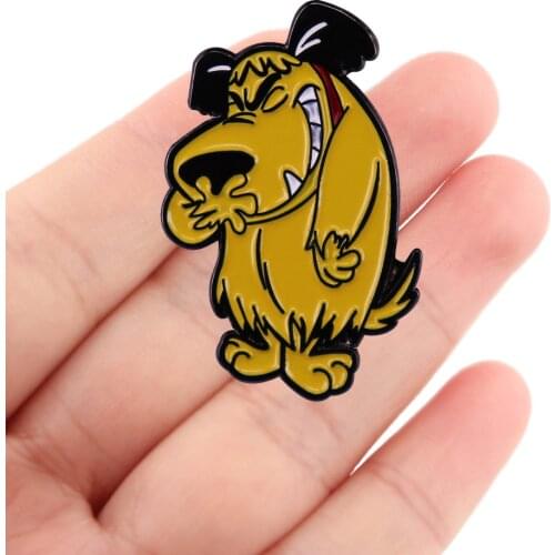 DZ2243 90s Manga Funny Dog Jewelry Pins for backpacks Lapel Enamel Pins and Brooches for Woman Bags Badge Friend Kids for Gifts