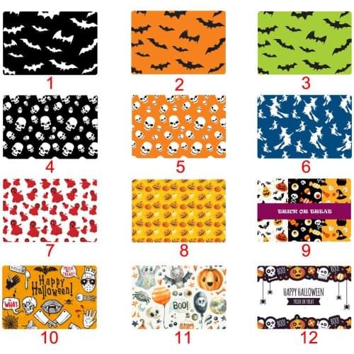 Doormat Halloween Pumpkin Anti-slip Absorb Water Bath Mat Bathroom Home Kitchen Bedroon Floor Mat Entrance 40*60cm DD-0105