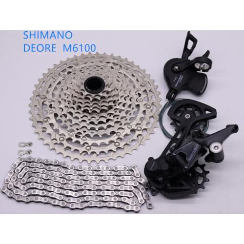 NEW SHIMANO DEORE M6100 12s SPEED Groupset 4 PIECES KIT Mountain Bike M6100 Shifte Rear Derailleur Cassette
