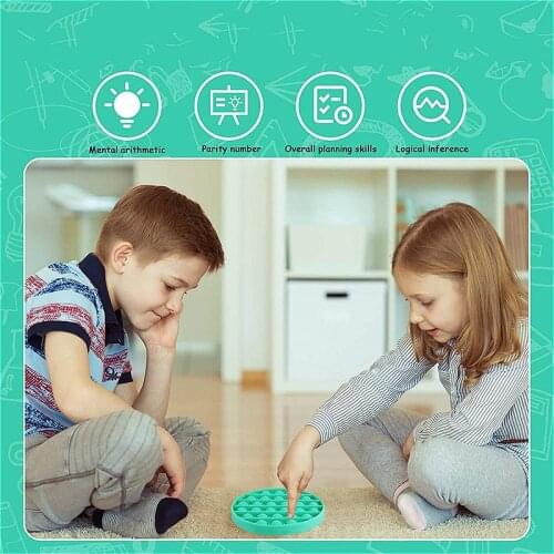 Board Game Antistress Toys Bubble Popping Game Push Fidget Sensory Toy Funny Adult Kids Reliver Stress Toys Silicone Autism Need