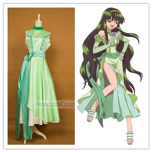 New Mermaid Melody Pichi Pichi Pitch Rina Toin Dress Cosplay Costume