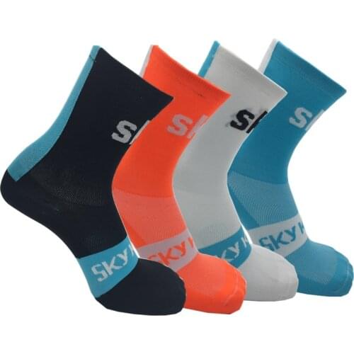New Professional Brand Outdoor Cycling Socks Breathable Road Bicycle Socks Individuality Mountain Bike Racing Socks