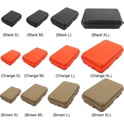 Outdoor Waterproof Boxes Survival Airtight Case Holder For Storage Matches Small Tools EDC Travel Sealed Containers