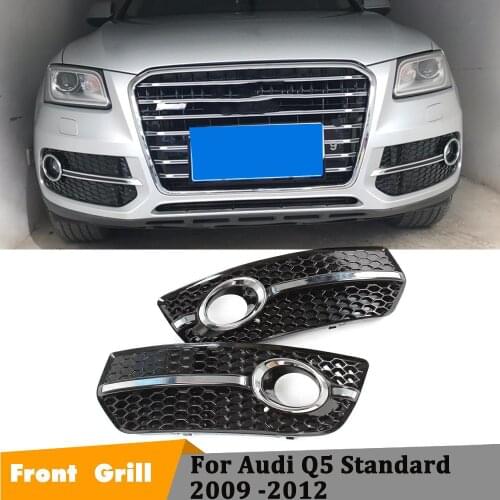 Q5 Fog Lamp Light Mask Grill Grid Cover Auto Painted For Audi Q5 Standard 2009 2010 2011 2012