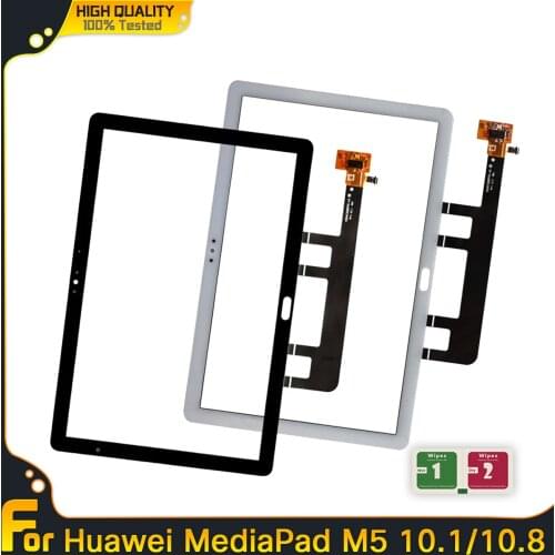Touch For Huawei MediaPad M5 Lite 10.1 LTE 10 BAH2-L09 BAH2-W19 10.8 CMR-AL09 CMR-W09 Touch Screen Front Glass Replacement