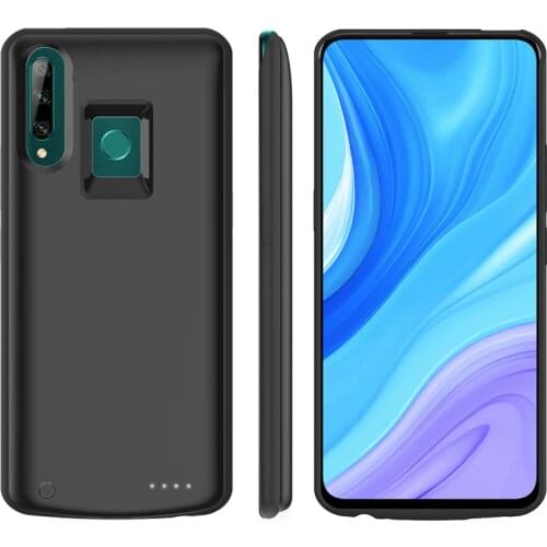 Silicone shockproof Battery Charger Case For Huawei Y9 Prime 2019 Backup Power bank Case for Huawei P Smart Z Charger Cover Capa