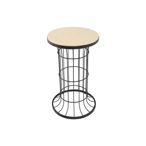 Modern lux Camellia Puff White-beige coffe table