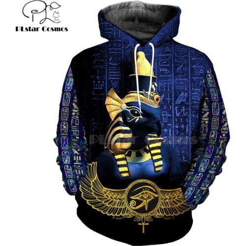 Mysterious retro ancient Horus Egypt goddess Pharaoh totem 3d hoodies/Sweatshirt Winter autumn funny long sleeve streetwear-20