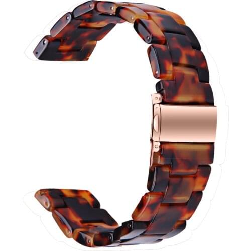 Trend Men Women Resin Replacement Strap For Fitbit Versa/Versa Lite Smart Watch Strap Classic Double Butterfly Clasp Band Strap