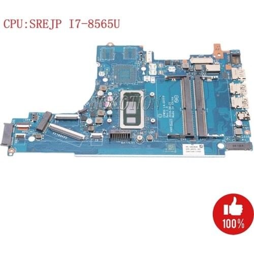 Nokotion L49976-601 L49976-001 EPW50 LA-G07FP For HP 250 G7 256 G7 15-DA laptop motherboard SREJP i7-8565U CPU