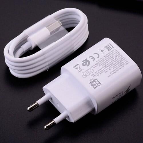 Type C Charge Cable Adaptive Fast Charging Adapter Charger for Samsung Galaxy S20 FE Fan Edition S10 Lite Note 10 Plus M51 A51