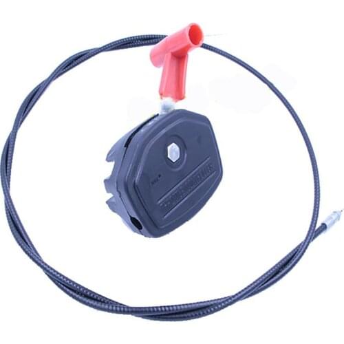 1 Set Throttle Control Box Assembly Lawn Mower Throttle Cable Control Switch Lever Handle Kit for Electric Petrol Lawn Mower