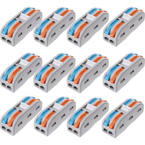 10pcs Spl-2 Spl-3 Spl-4 Spl-5 Line Electrical Connectors Wire Block Clamp Terminal Cable New Terminal Block