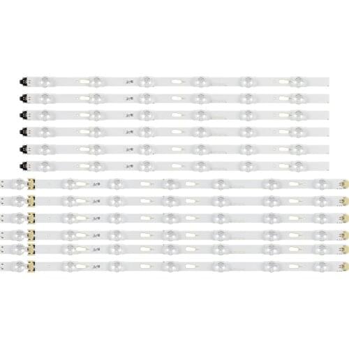 12pcs LED backlight strip for Samsung UE50KU6072 UN50MU6000G UN50MU6100G UN50MU6300G UE50KU6000 UE50KU6300 V6DU-500DCA 500DCB-R2