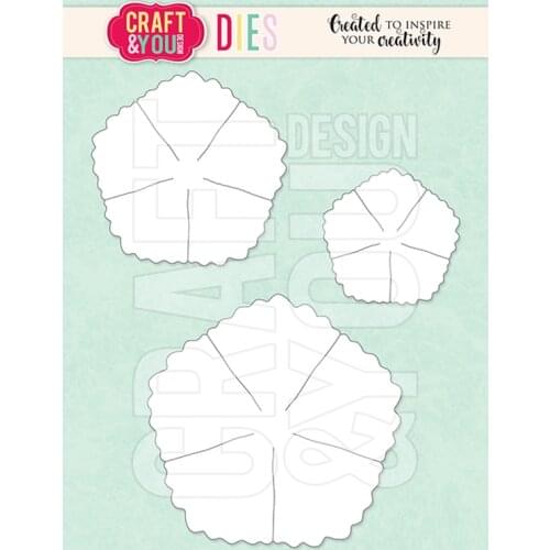 2021 AliliArts Metal Cutting Dies 3pc Flower diy Scrapbooking Photo Album Decorative Embossing PaperCard Crafts Die