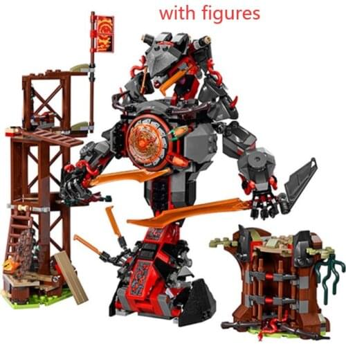 734 PCS 10583 Mini Figures Set Compatible Dawn of Iron Doom 70626 Building Blocks Toys for Kids Block Size