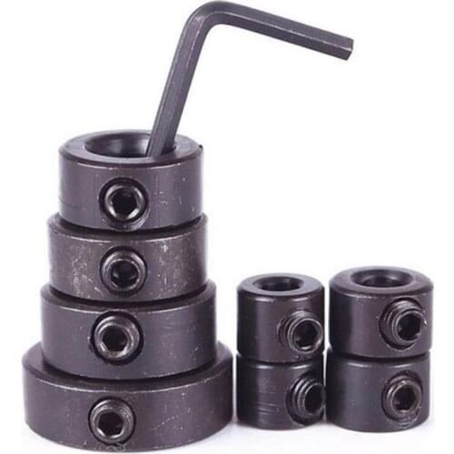 8pcs 3-16mm Woodworking Drill Locator Drill Bit Depth Stop Collars Ring Positioner Drill Locator Wood Drill Bit