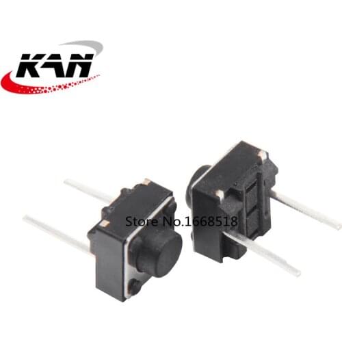 Free shipping 1000Pcs Tactile Switch Momentary Tact 6x6×4.3/5/6/7/8/9/10mm 6*6*4.3mm 5mm 6mm 7mm 8mm 9mm 10mm Middle pin 2pins