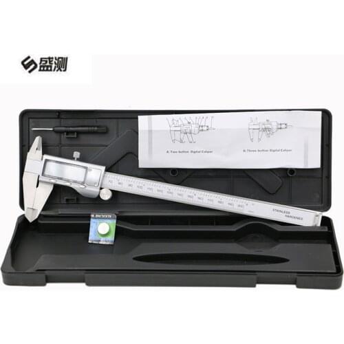8 Inch 0-200mm/0.01mm Digital Caliper Stainless Steel Industrial Micrometro LCD Caliper Vernier Caliper Micrometer GuageD1005